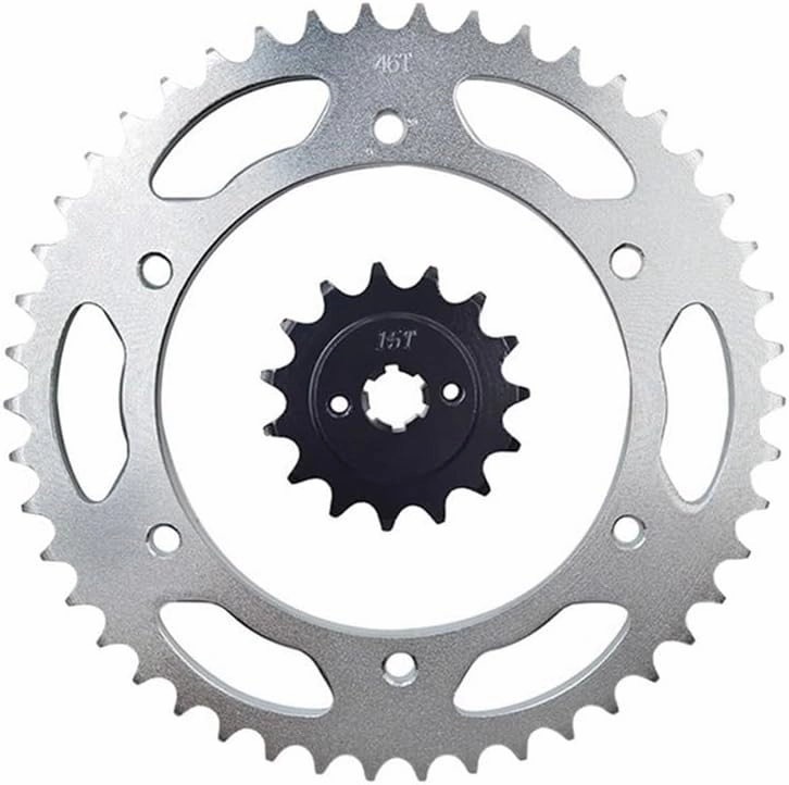 Motorcycle Parts 13T 14T 15T 46T Motorcycle Chain 520 Rear Front Sprocket Kit for HYOSUNG GT250R GT250I Sport Naked EFI for 690 Supermoto(13T)