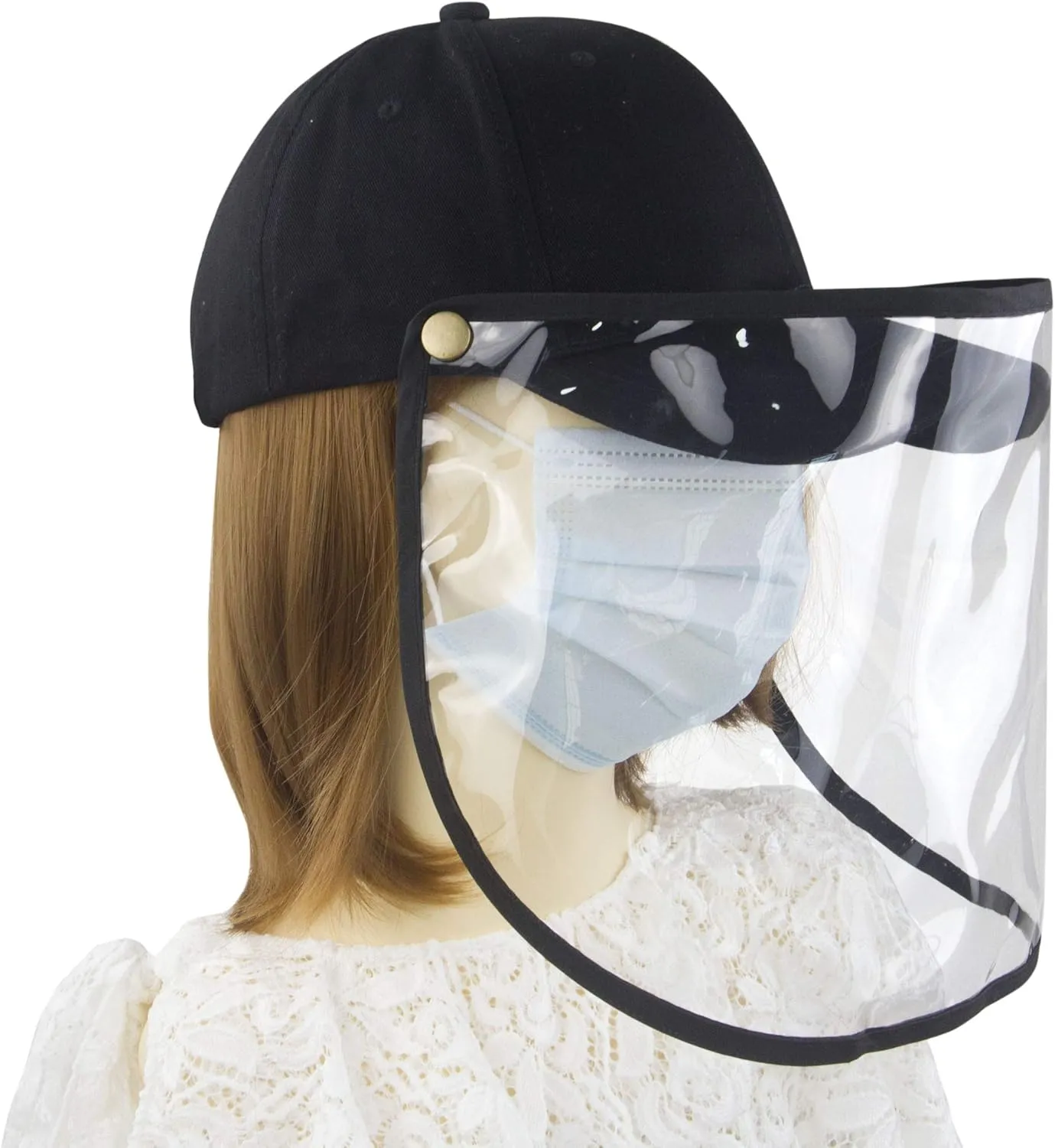 Muryobao Men Women Summer Face Shield Baseball Hat UV Protection Outdoor Fishing Detachable Sun Visor Cap