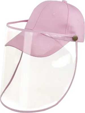 Muryobao Men Women Summer Face Shield Baseball Hat UV Protection Outdoor Fishing Detachable Sun Visor Cap