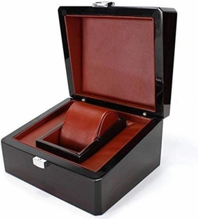 MUSUMI Watch Storage Box Watch Box Simple Wood Jewelry Box Hand Jewelry Diamond Ring Lock Fashion