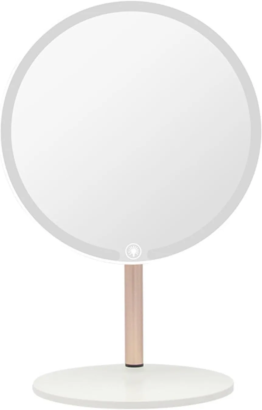 New Makeup Mirror, Desktop Light, Smart Beauty Dressing Table, Portable Folding Mirror with Light