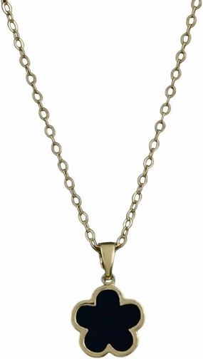 New 2025 Unisex Solid Color Flower K Gold Necklace For Women Simple Clavicle Chain Choker Vintage Wedding Party Trending Decoration Jewelry Luxury Accessories Trendy For Women And Men