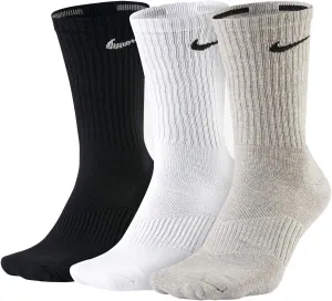 Nike Performance Lightweight Crew Training Socks (3 Pair) (Large (W: 10-13, M: 8-12), Multicolored)