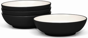 Noritake Colorwave Graphite Set of 4 Cereal Bowls, 7", 27 oz.