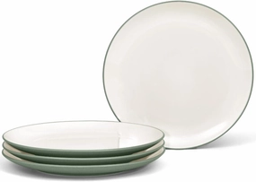 Noritake Colorwave Green Set of 4 Coupe Dinner Plates, 10-1/2"