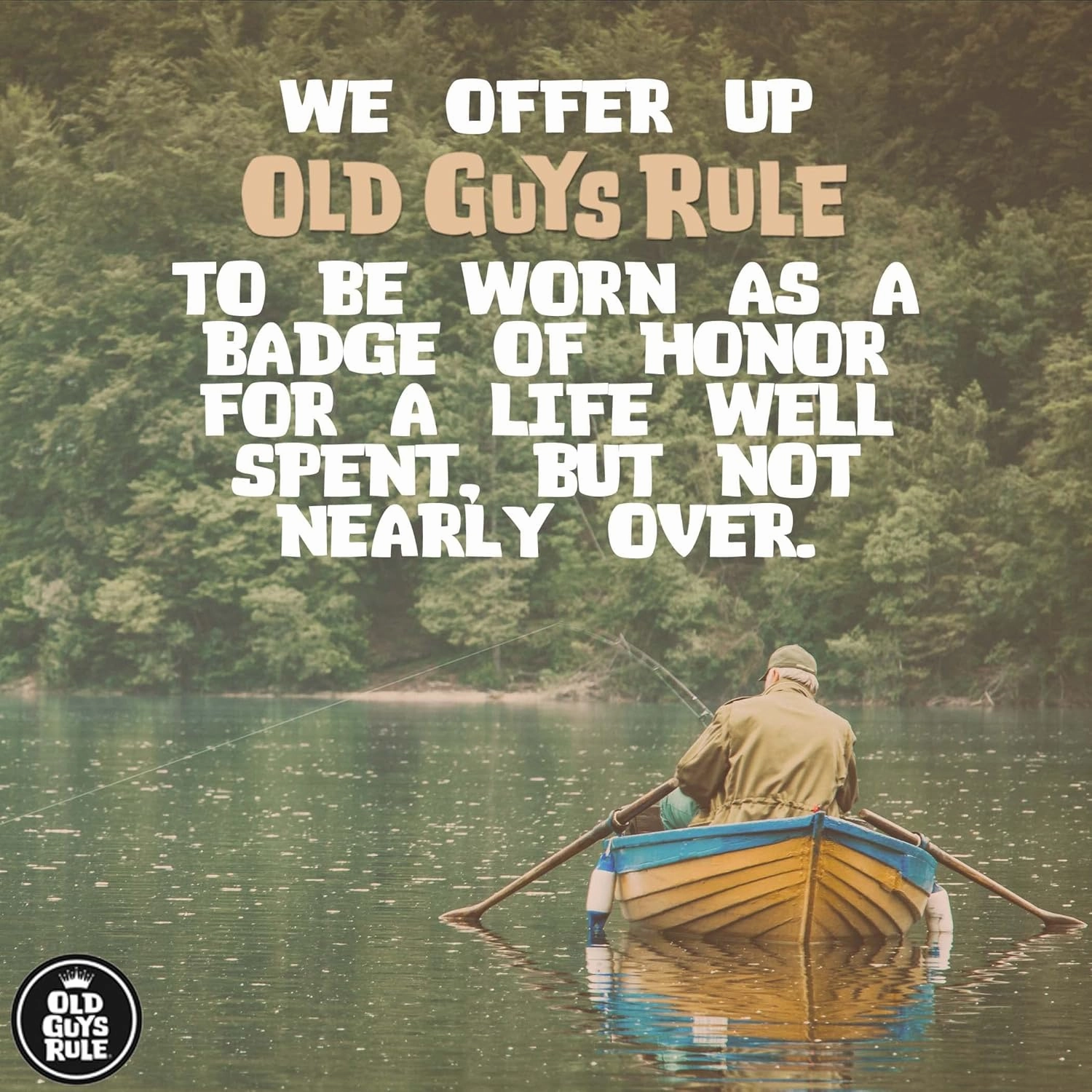 OLD GUYS RULE Men's Graphic T-Shirt, Born to Ride
