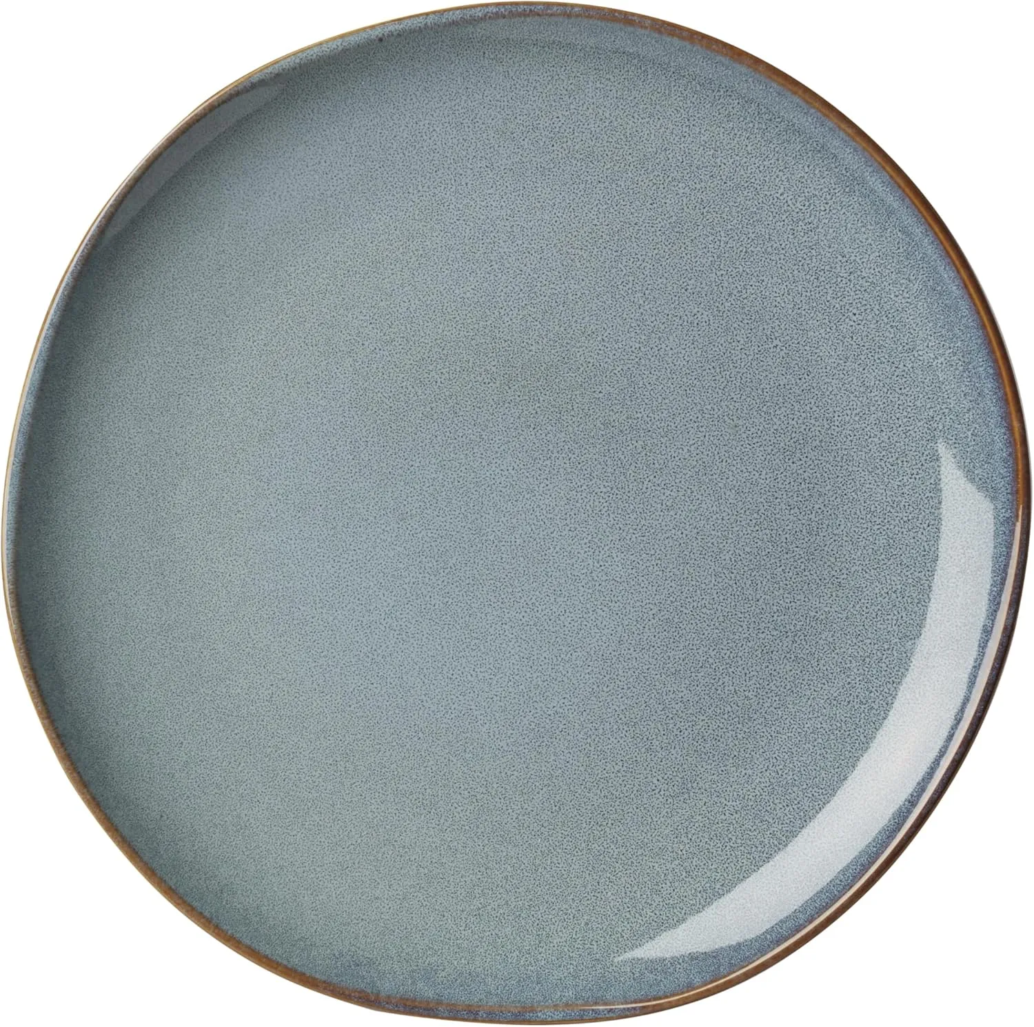 Oneida 897199 Organic Shades 12-Piece Dinnerware Set, Slate Blue