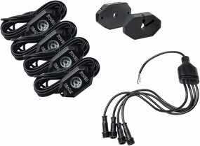 ORACLE Lighting 5875-001 White Underbody Wheel Well Rock Light Kit - 4 Pieces - Features Over 2,400 Lumens, Easy Installation, Durable Bright Lights