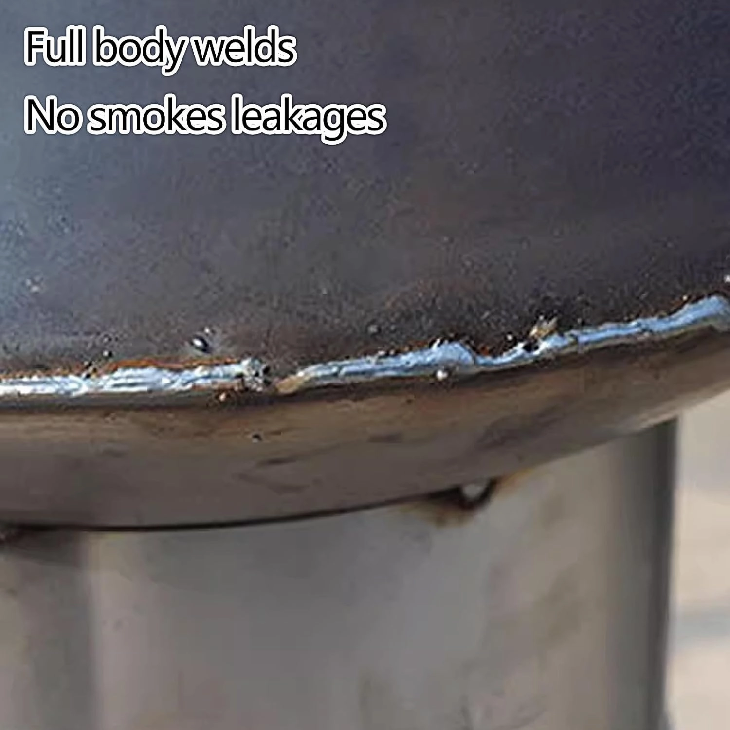 Outdoor Wood Stove Camping, Camping Stove Wood Portable with Chimney Pipe and Ring Load Capacity 200kg, Enlarged Opening for Cooking Camping Tent(63 * 63 * 61cm)