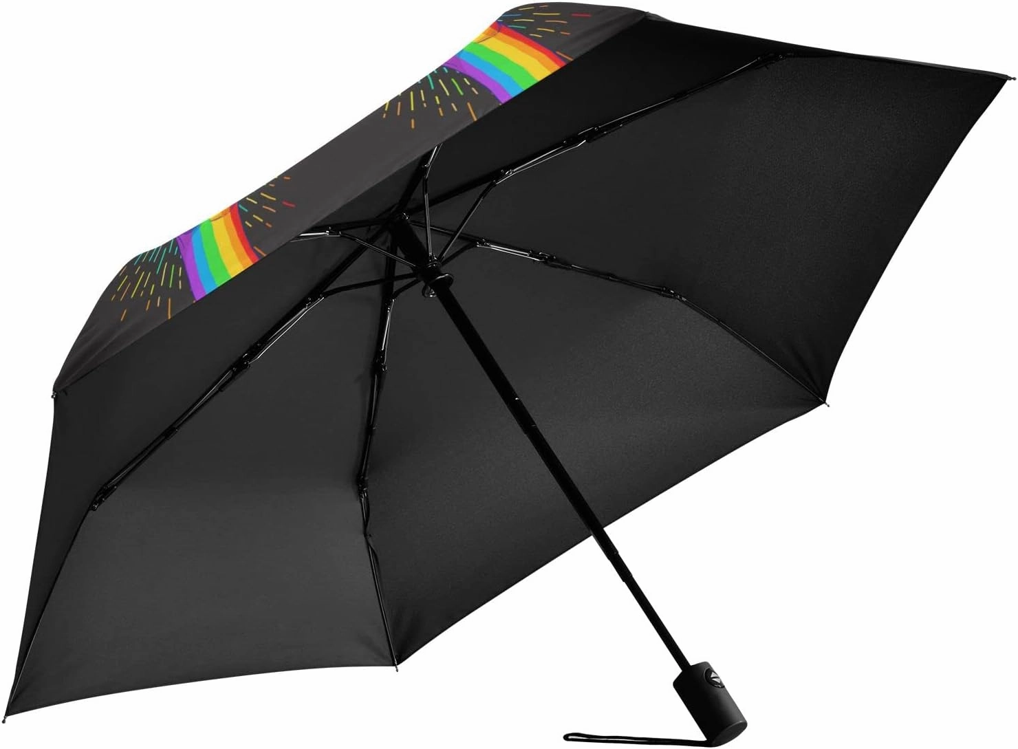 Oyihfvs Automatic Windproof Waterproof Umbrella, Folding Umbrella Reinforced Portable Compact UV Protection Sun rain Auto Open/Close