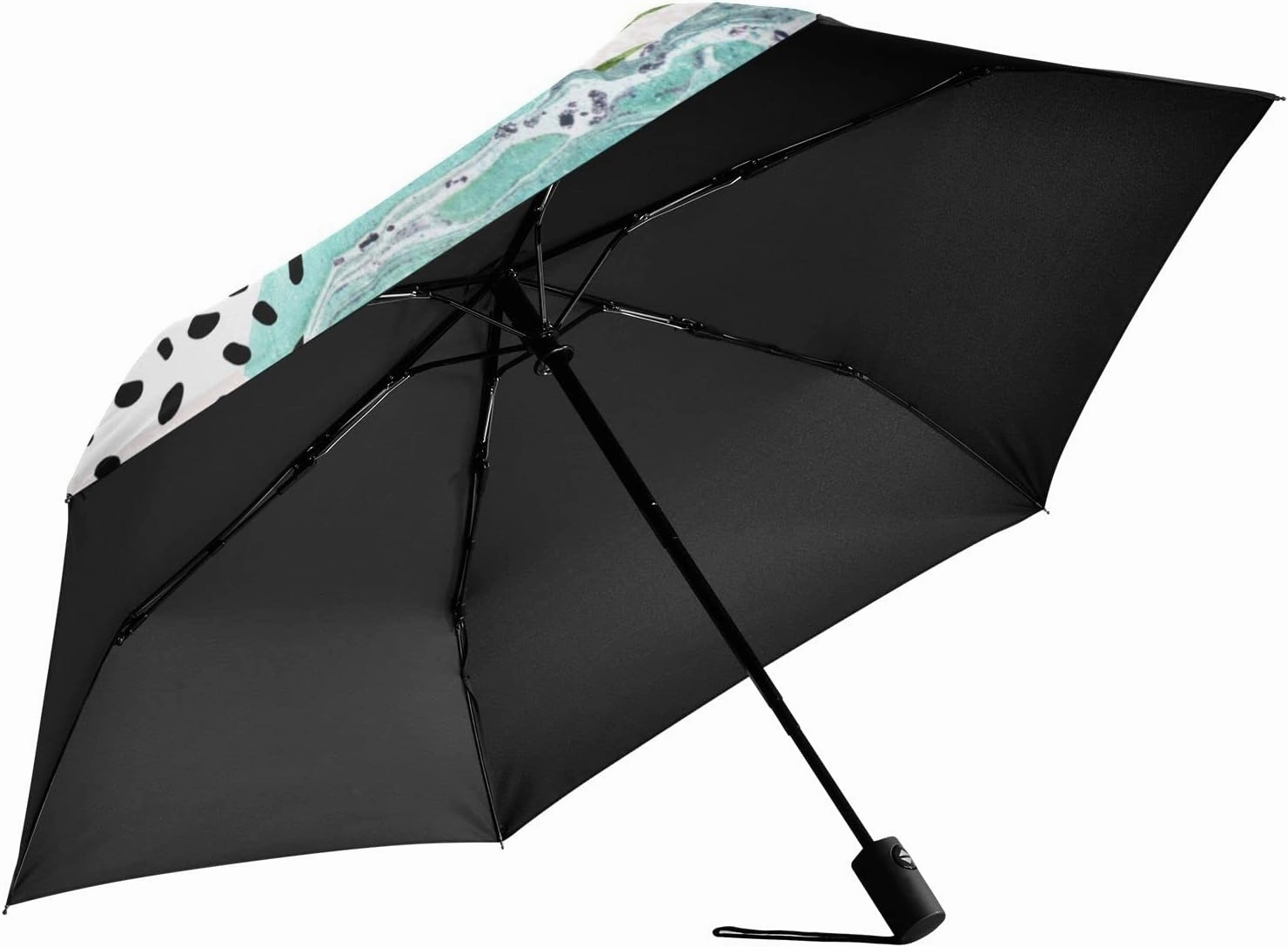 Oyihfvs Automatic Windproof Waterproof Umbrella, Folding Umbrella Reinforced Portable Compact UV Protection Sun rain Auto Open/Close