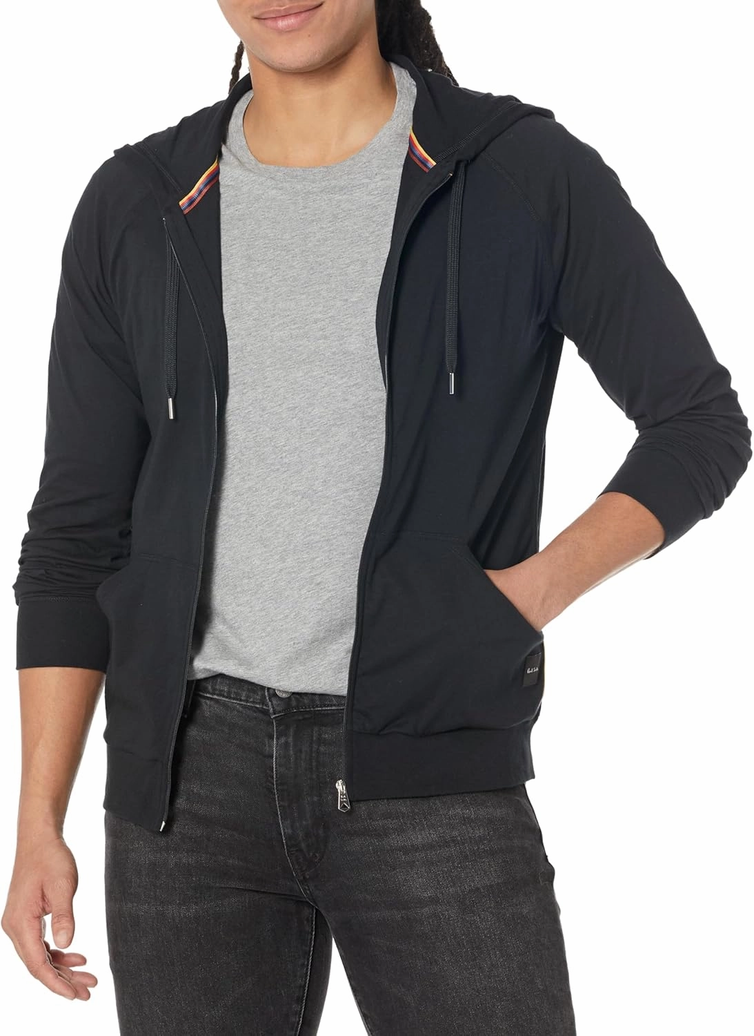 Paul Smith Men's Artist Stripe Jersey Hoodie