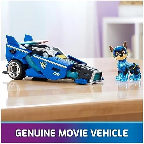 Paw Patrol: The Mighty Movie, Toy Car with Chase Mighty Pups Action Figure, Lights and Sounds, Kids Toys for Boys & Girls 3 