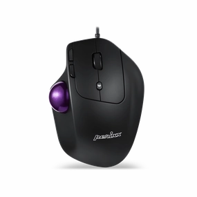 PERIMICE-520 Wired Ergonomic Vertical Trackball Mouse