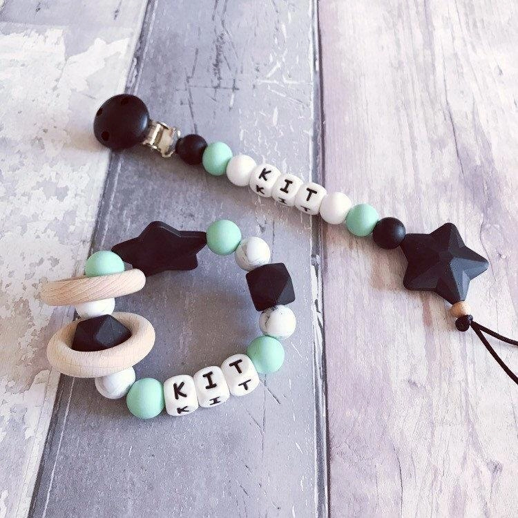 Personalised Silicone Star Teether