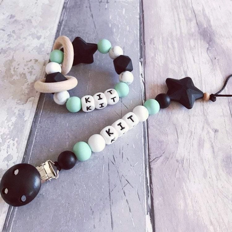 Personalised Silicone Star Teether