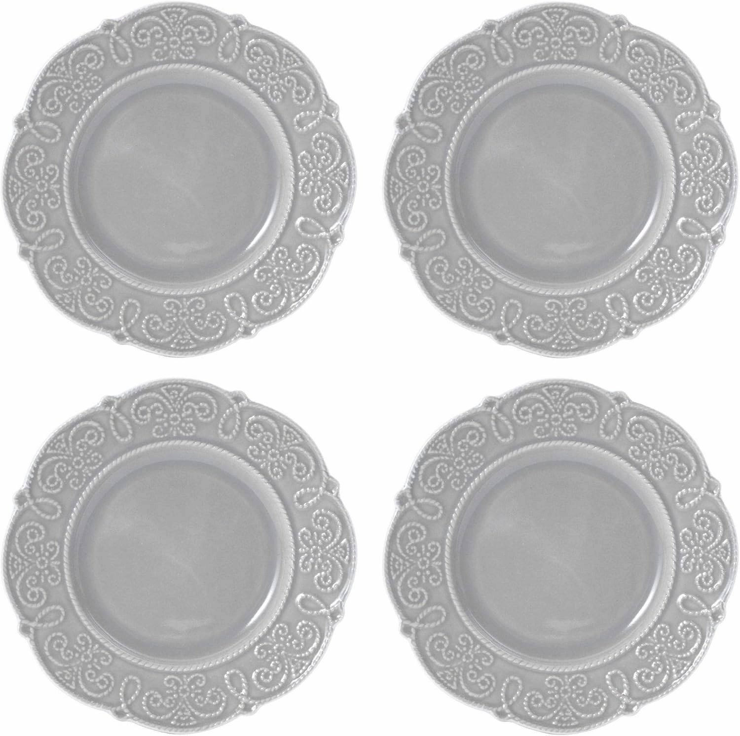 Pfaltzgraff Abby 16-Piece Dinnerware Set, Gray