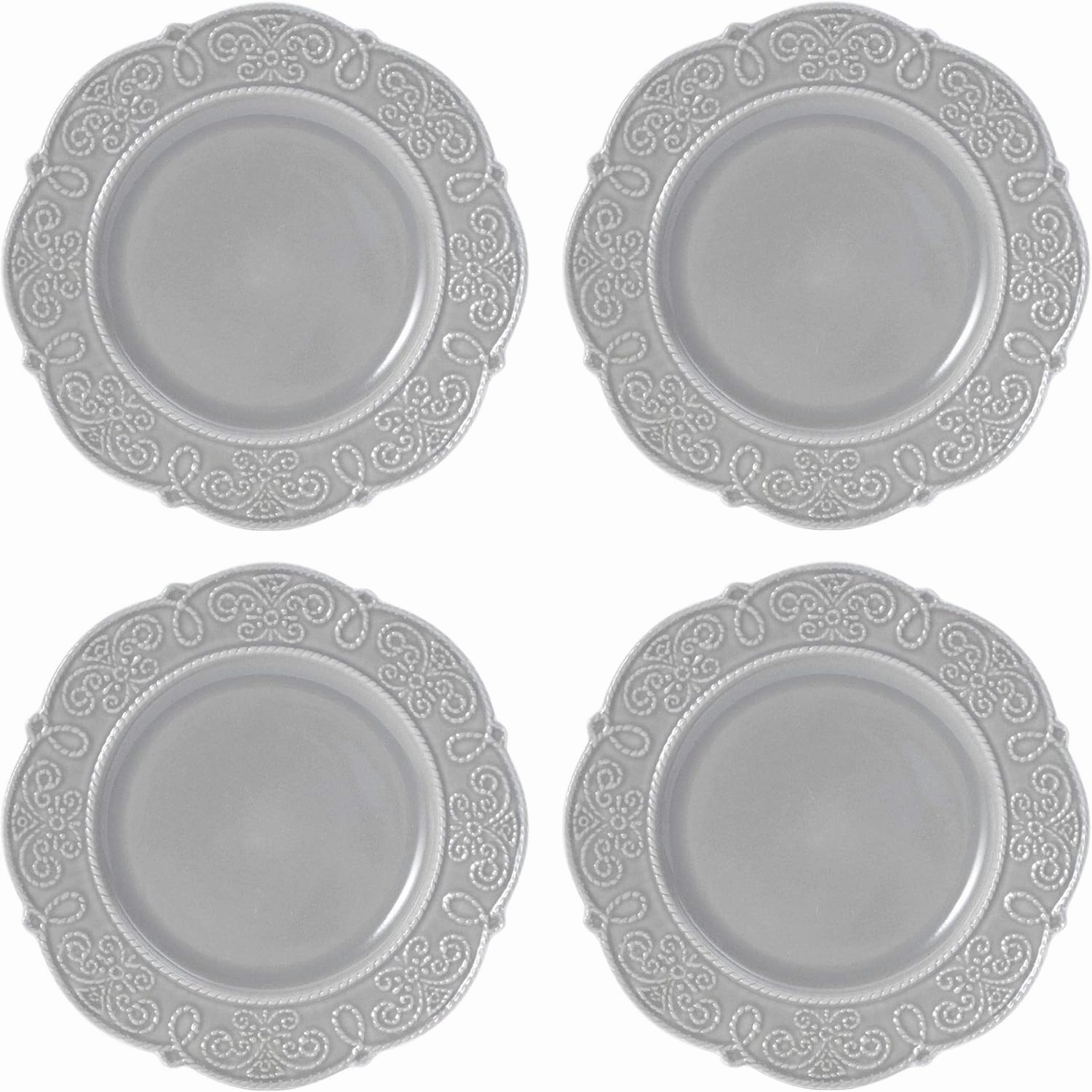Pfaltzgraff Abby 16-Piece Dinnerware Set, Gray