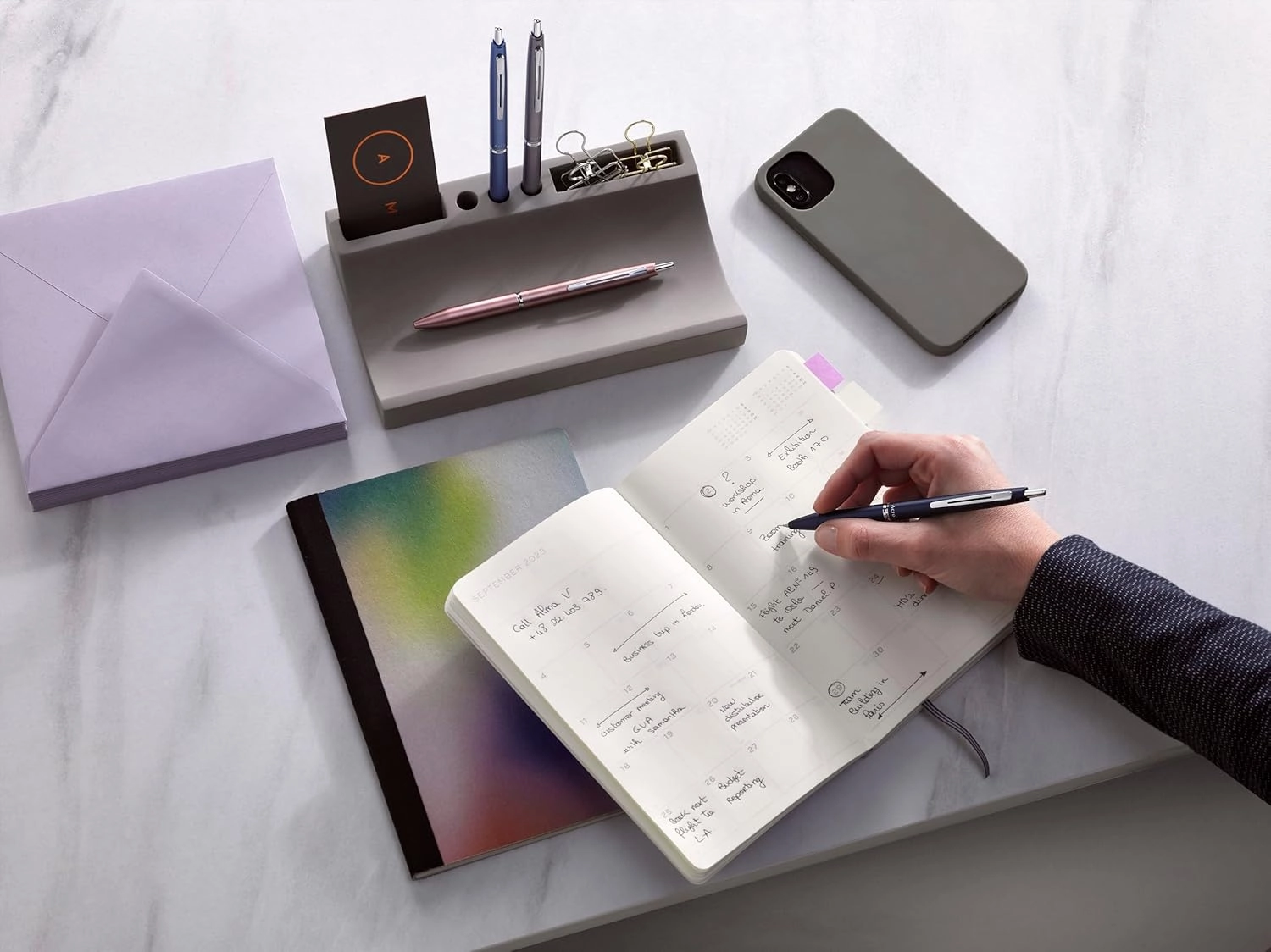 PILOT - Acro 1000 premium Ballpoint Pen in Pink Gold Gift Box - Ultra-Smooth Ink for Unmatched Writing Fluidity - Refillable and retractable Ballpoint Pen - Black Ink - Medium Tip