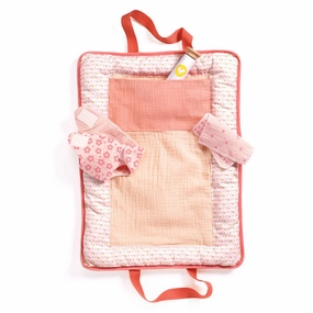 Pink Peak Doll Changing Bag Set