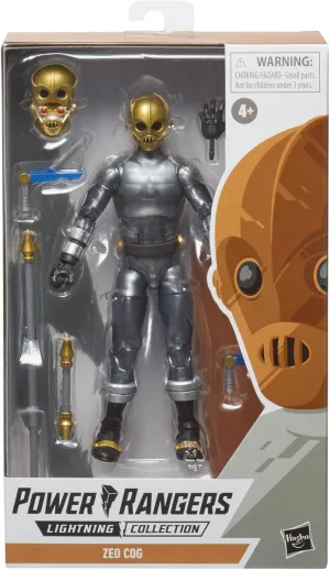 Power Rangers Lightning Collection Zeo Cog 15-Cm Premium Collectible Action Figure Toy with Accessories, Power Pop Art Packaging Variant