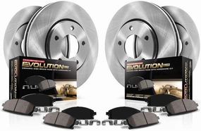 Power Stop Brake Kit For 2016-2018 Hyundai Sonata | 2016-2020 Kia Optima [Model Specific] Front and Rear Autospecialty Replacement OE Brake Rotors & Ceramic Brake Pads KOE7522