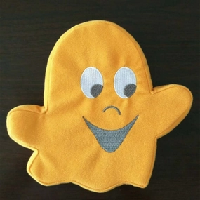 Pridebites Plush Ghost Halloween Dog Toy