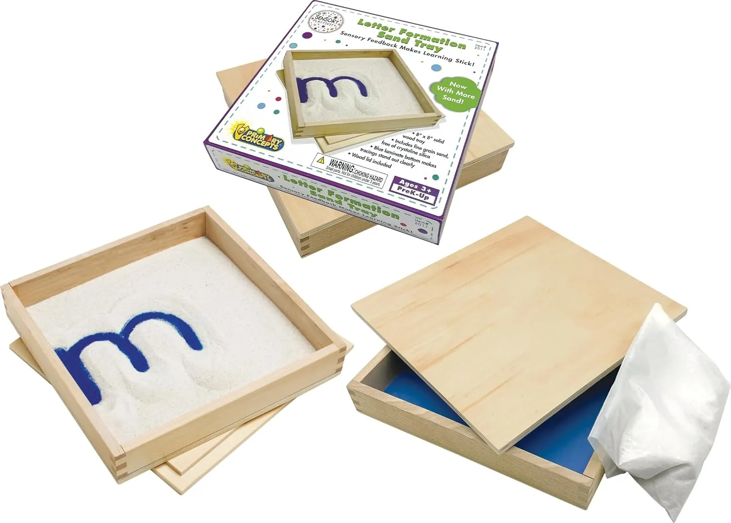 Primary Concepts AA2012 Letter Formation Sand Trays (Set of 4)