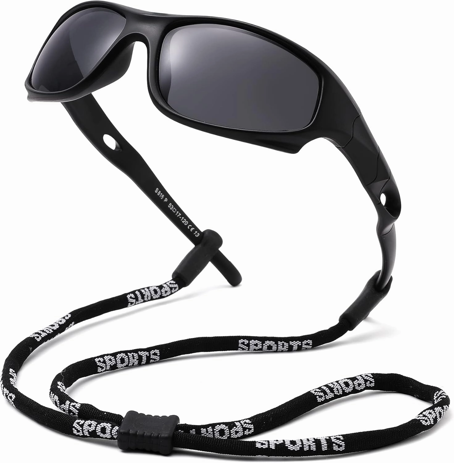 Pro Acme Kids Sunglasses for Boys Girls, Polarized Sports Youth Sunglasses with Strap for Kids Ages 3-12
