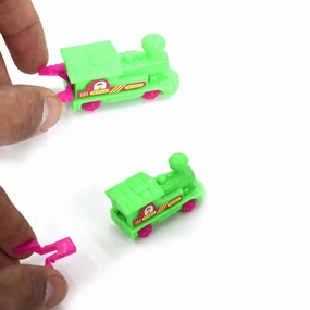 Pull-Along Friction Train Toy – Push & Go Baby Crawling Vehicle
