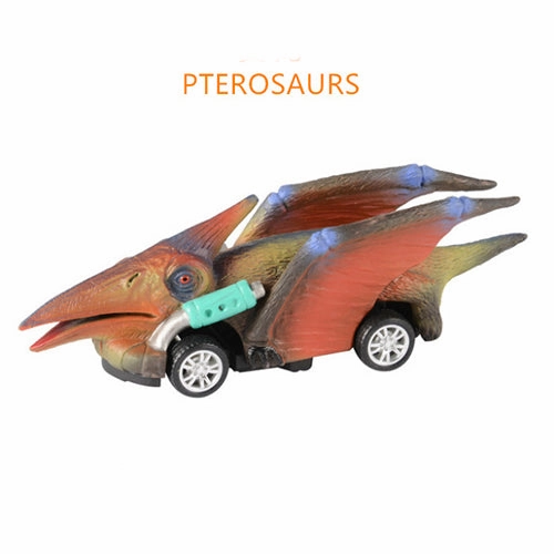 Pull Back Dinosaur Toys Race Car Set 6 Pack