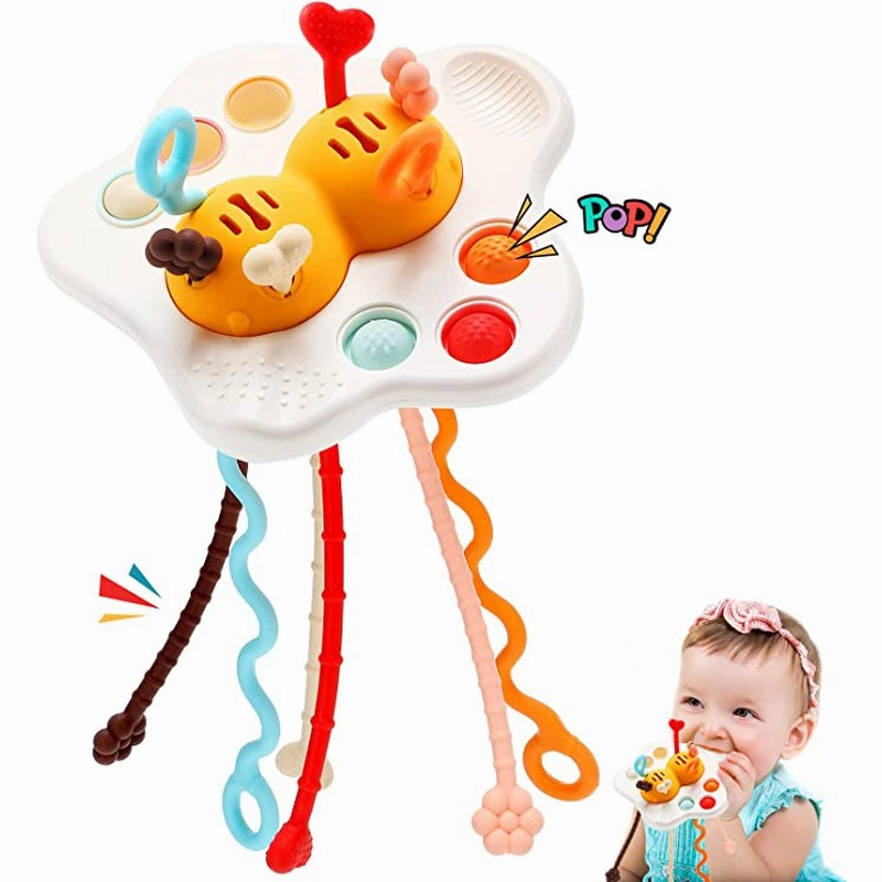 Pull String Teether Toy (6-12 Months)