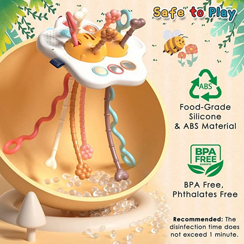Pull String Teether Toy (6-12 Months)