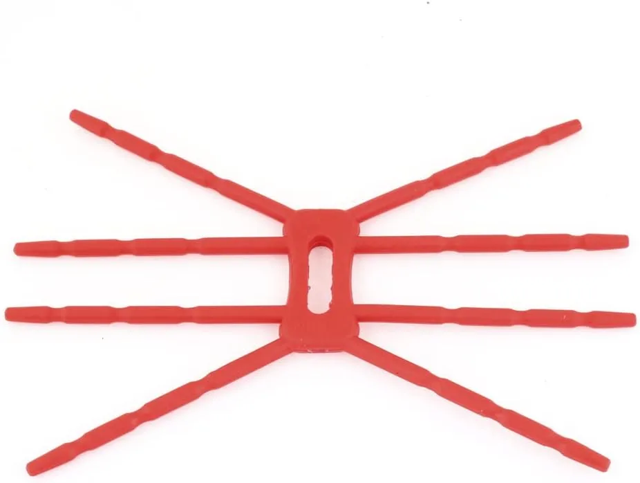 Qtqgoitem Red Rubber Smartphone Phone Camera Flexible Spider Podium Holder for Auto (Model: a9c 18a 3c3 62a 906)