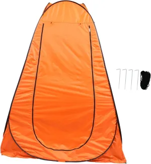 Quick-Open 2 Person Camping Tent Waterproof Shower Toilet Tent for Outdoor Activities
