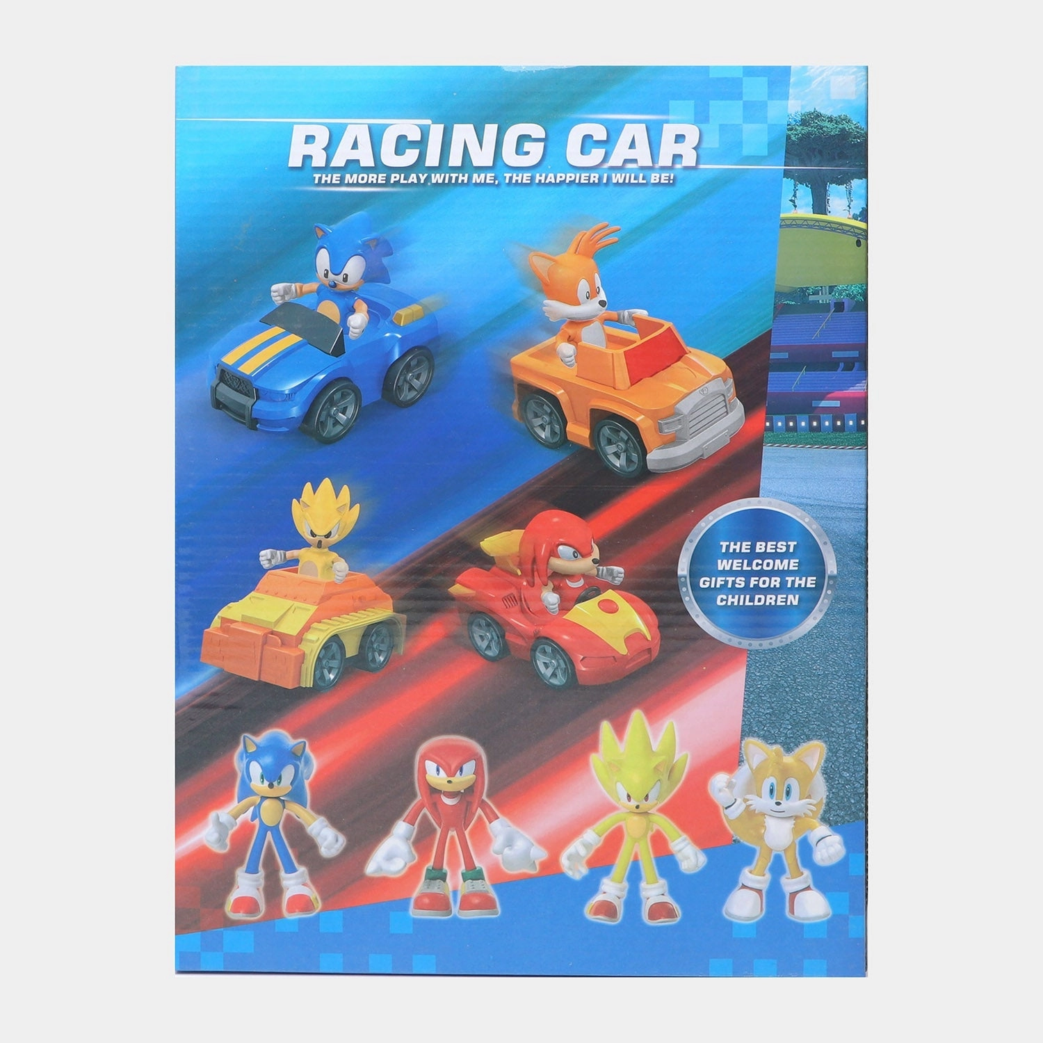 Racing Car 8PCs With Characters Toys For kids