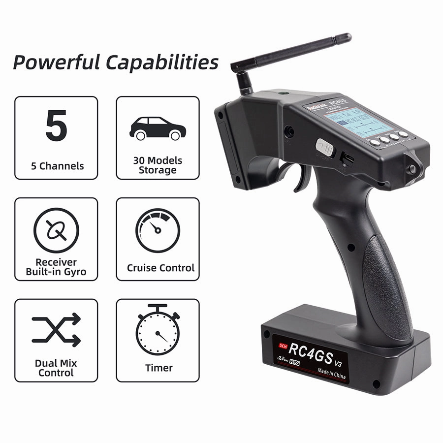 RadioLink RC4GS V3 w/ R6FG 2.4GHz Radio System