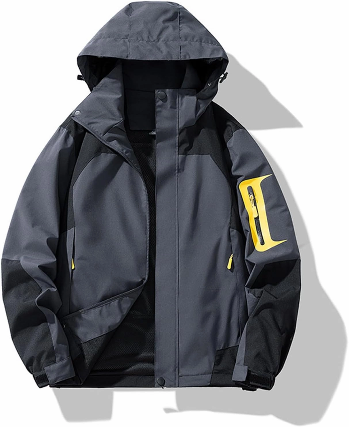 Rain Jacket Men Light Waterproof Raincoats Poncho Sun Protective Outdoor Jacket with Hooded