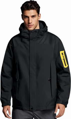 Rain Jacket Men Light Waterproof Raincoats Poncho Sun Protective Outdoor Jacket with Hooded