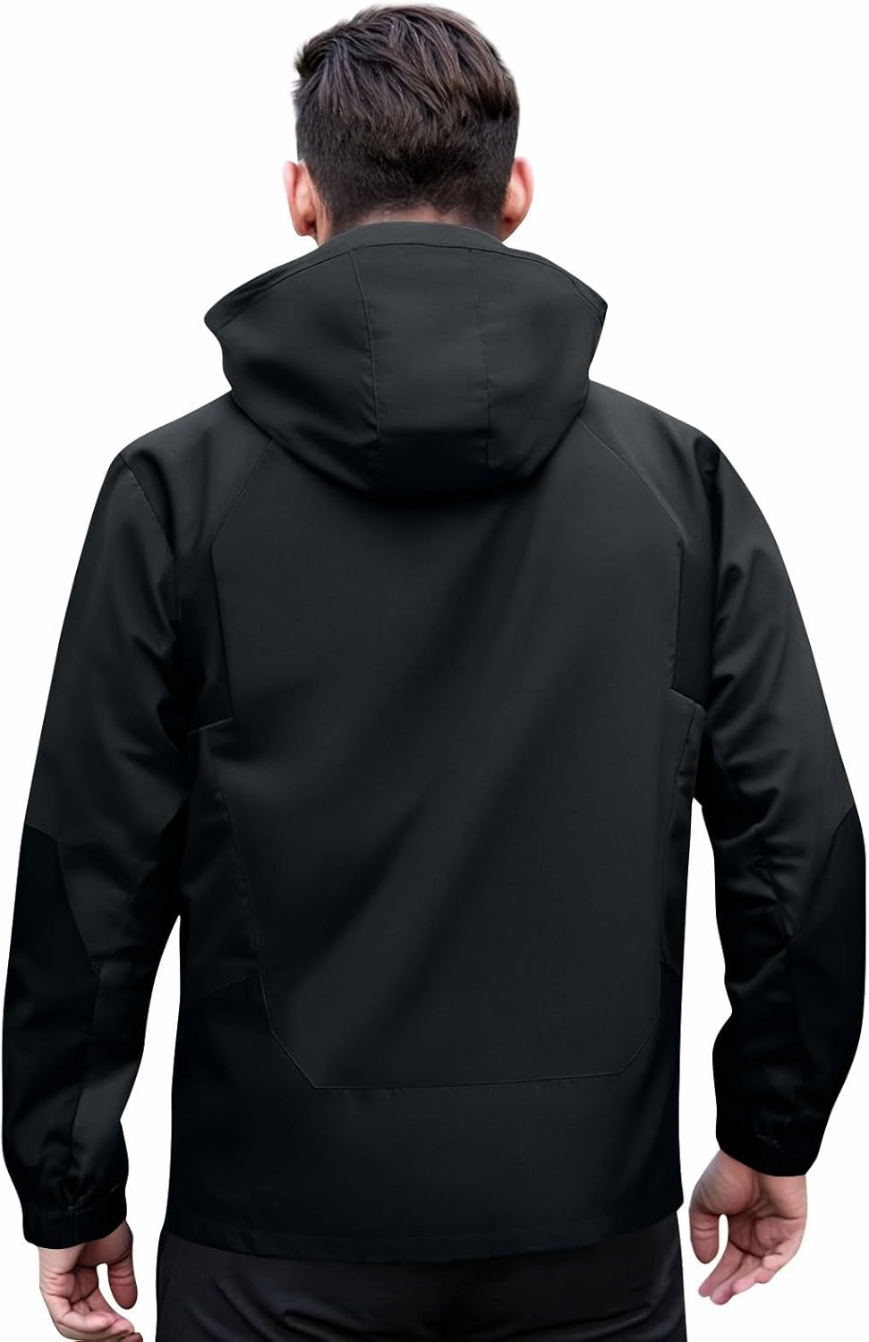 Rain Jacket Men Light Waterproof Raincoats Poncho Sun Protective Outdoor Jacket with Hooded