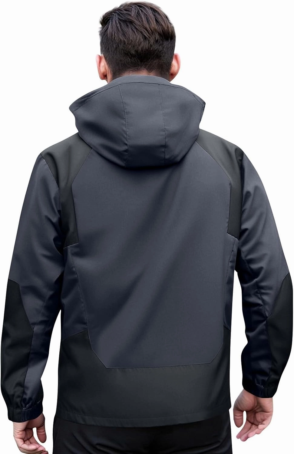 Rain Jacket Men Light Waterproof Raincoats Poncho Sun Protective Outdoor Jacket with Hooded
