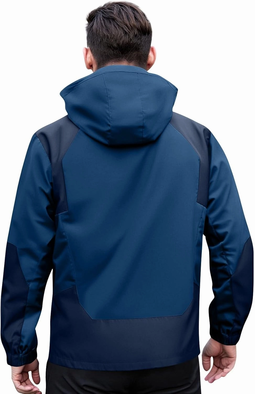 Rain Jacket Men Light Waterproof Raincoats Poncho Sun Protective Outdoor Jacket with Hooded