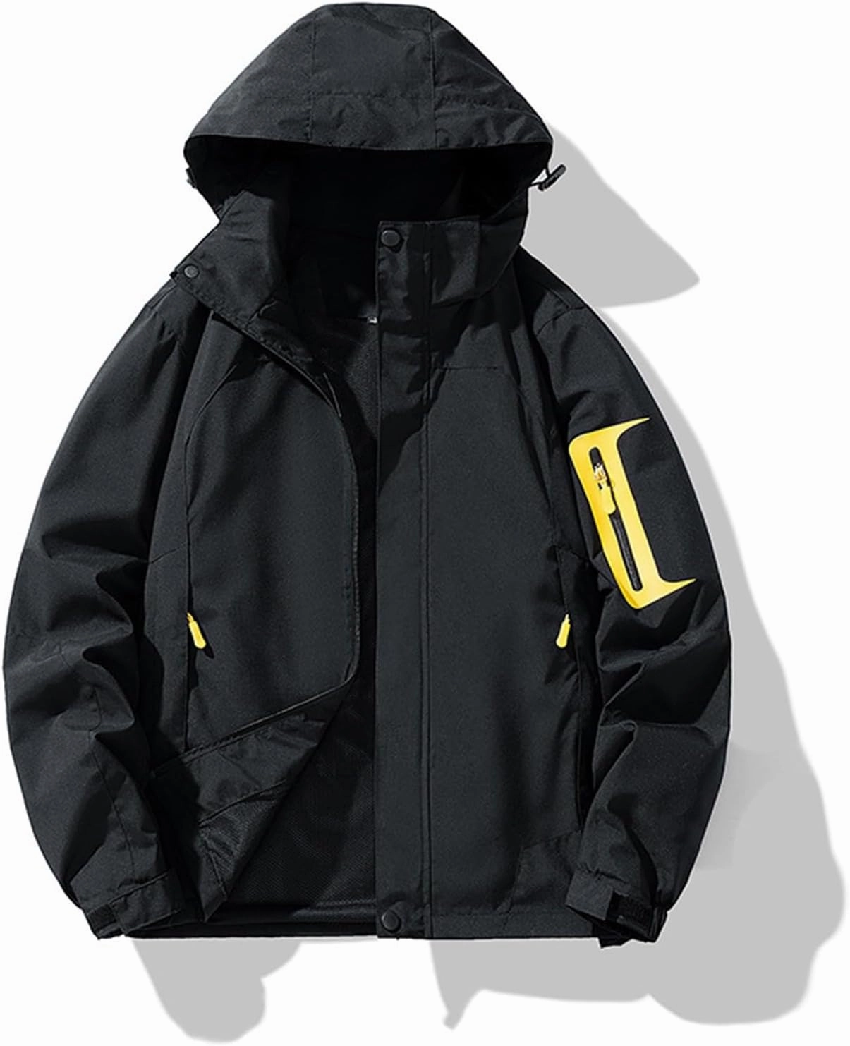 Rain Jacket Men Light Waterproof Raincoats Poncho Sun Protective Outdoor Jacket with Hooded