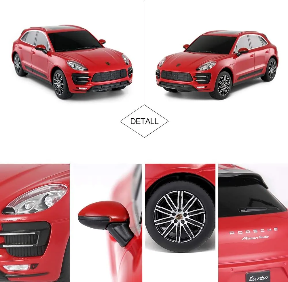 RASTAR 1:24 Porsche Macan Turbo RC Toy Car, Remote Control Car, Gifts for Kids