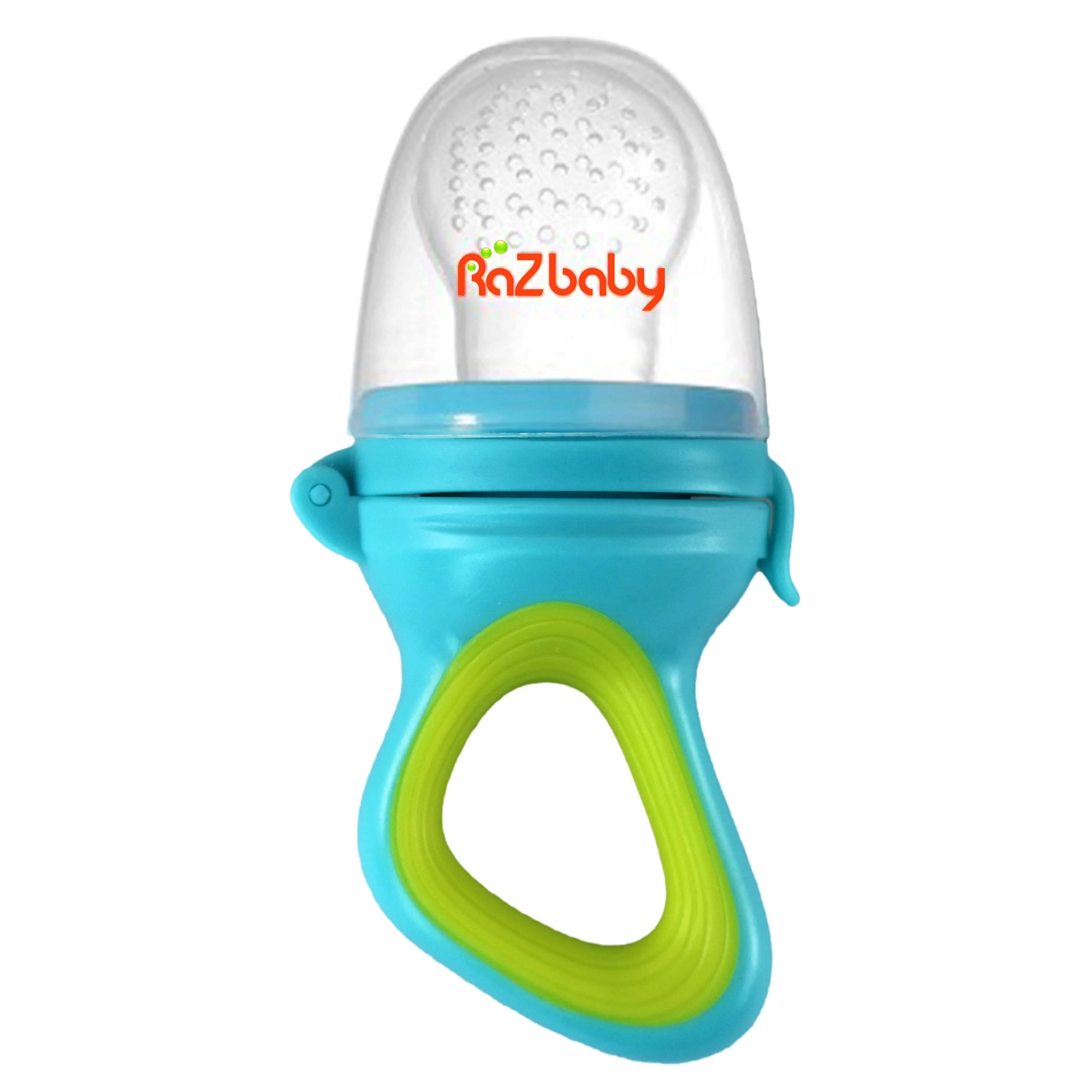 RaZ Fruit Feeder & Teether - Green & Blue