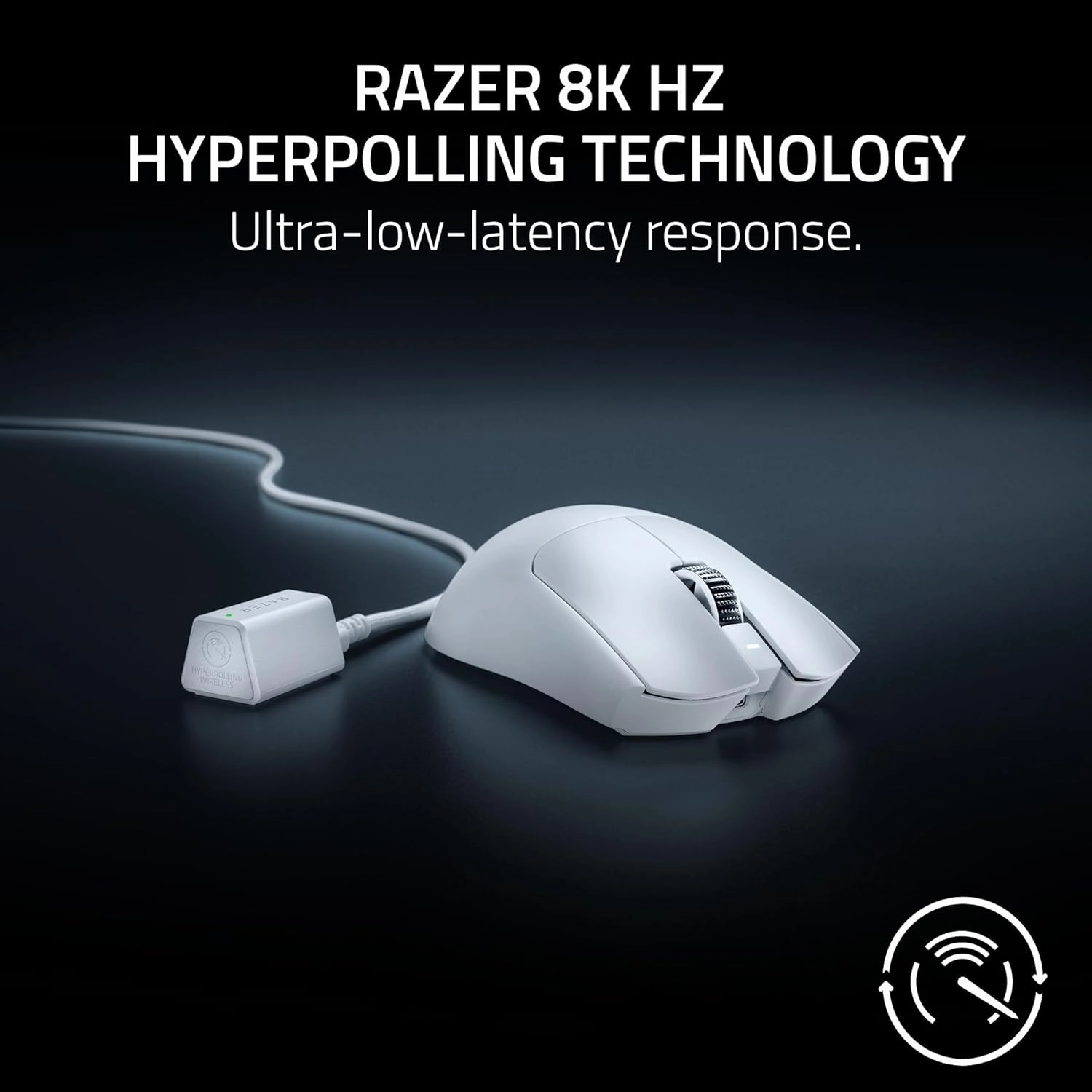 Razer Viper V3 Pro Gaming Mouse (White)