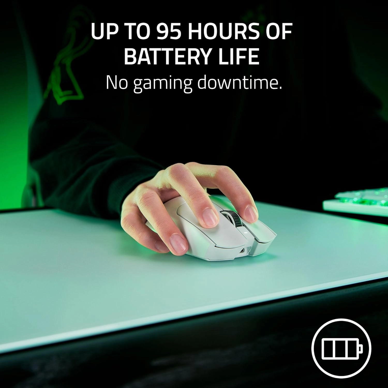 Razer Viper V3 Pro Gaming Mouse (White)