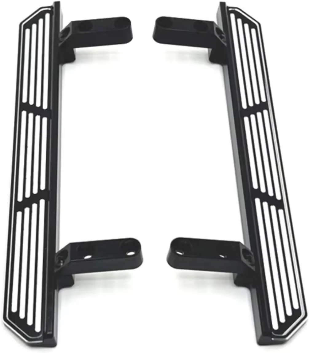 RC Car Accessories for WLtoys 104006 104010 104020 104026 1/10 Metal Left and Right Pedals Remote Control Crawler Car Upgrade Parts Accessories(Black)