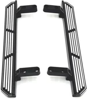 RC Car Accessories for WLtoys 104006 104010 104020 104026 1/10 Metal Left and Right Pedals Remote Control Crawler Car Upgrade Parts Accessories(Black)