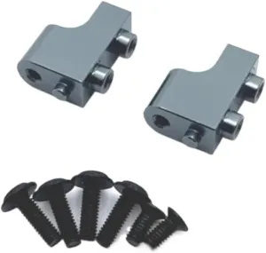 RC Car Accessories for WLtoys for 12423 12427 12428 12429 1/12 RC Car Upgrades Parts Accessories Metal Upgraded Steering Gear Fixed for Seat(Gray)